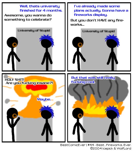 Best. Fireworks. Ever.